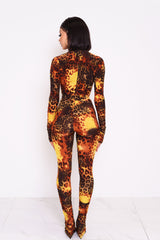 Phoenix Leopard Ruched Pants
