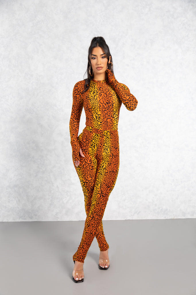Inferno Cheetah High Waisted Pants