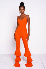 Tangerine Havana Nights Jumpsuit