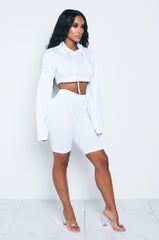 White  Bali Bermuda Shorts