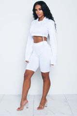 White  Bali Bermuda Shorts