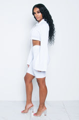 White  Bali Bermuda Shorts