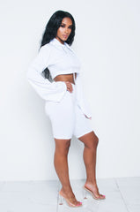 White  Bali Bermuda Shorts
