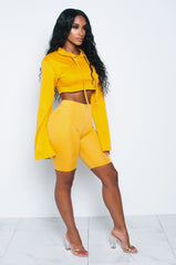 Mustard Bali Bermuda Shorts