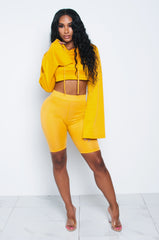 Mustard Bali Bermuda Shorts