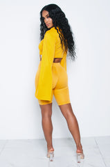 Mustard Bali Bermuda Shorts