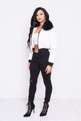 Whiteout Puffer Jacket