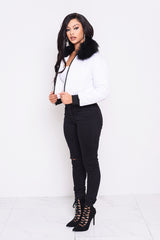 Whiteout Puffer Jacket