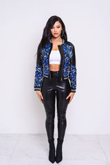 Blue Iris Biker jacket