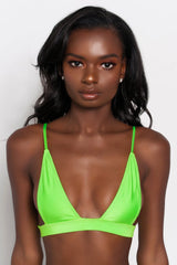 Neon Green Lia Bikini Top