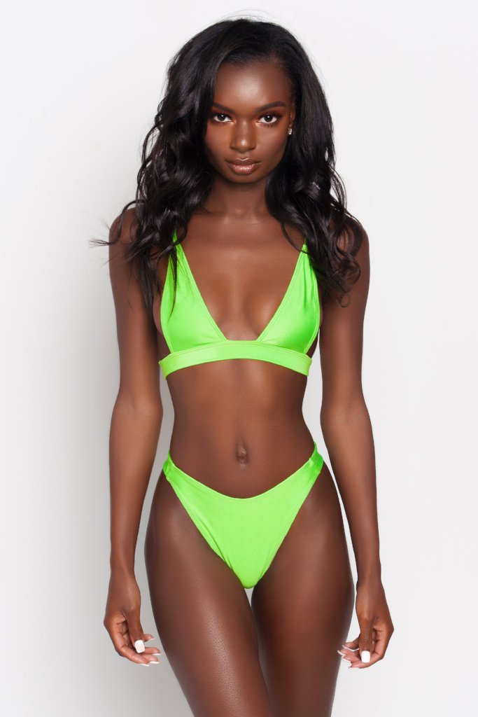 Neon Green Lia Bikini Bottom
