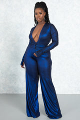 Shimmer Royal Blue Bodysuit