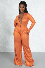 Shimmer Tangerine Bodysuit