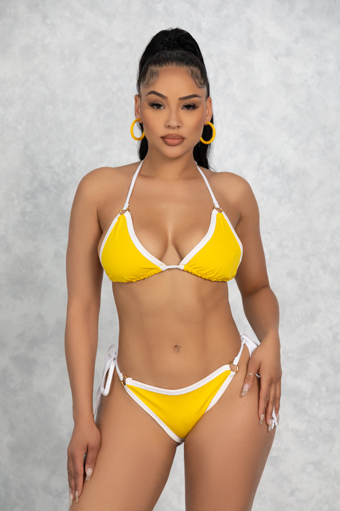 Yellow Kailani Bikini Top