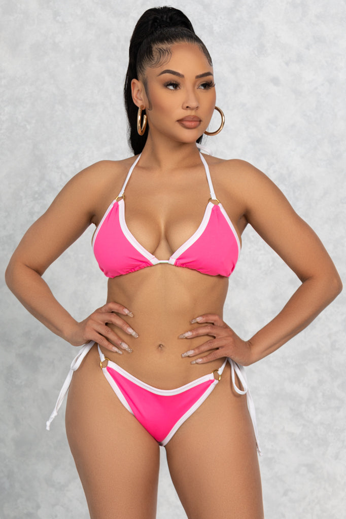 Pink Kailani Bikini Top
