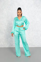 Aqua Rio Wide Leg Trousers