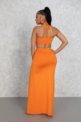 Orange Adelina Dress