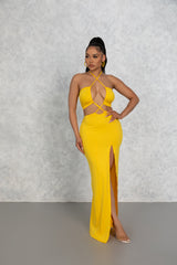 Yellow Adelina Dress