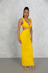 Yellow Anillo Ring Dress