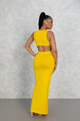 Yellow Anillo Ring Dress