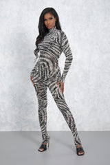 Neveah High Neck Jumpsuit