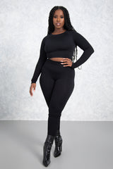 Tribal Two Piece Set - BLACK