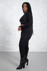 Tribal Two Piece Set - BLACK