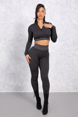 Into The Wild Two Piece Set - BLACK
