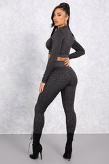 Into The Wild Two Piece Set - BLACK