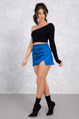 Lady In Blue Skirt