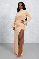Nude Scrunch Bodysuit