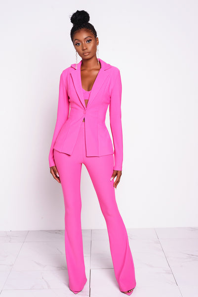 Pink Dionne Blazer Jacket – Kloset Envy