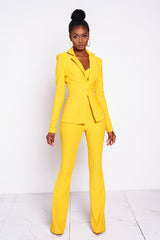 Yellow Dionne Blazer Jacket