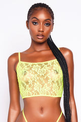 Neon Lacey Cami Top