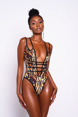 Tigresse Deep V One Piece