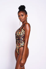Tigresse Deep V One Piece