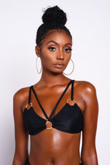 Victoria Gold Ring Bikini Top