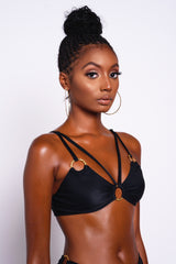 Victoria Gold Ring Bikini Top