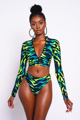 Bleu Flame Bikini Bottoms