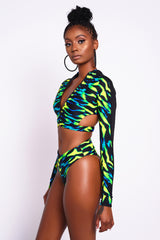 Bleu Flame Bikini Bottoms