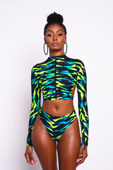 Bleu Flame Bikini Bottoms
