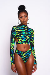 Bleu Flame Bikini Bottoms