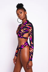 Fire Flame Bikini Bottoms
