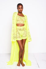 Neon Lacey Kimono