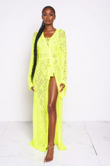 Neon Lacey Kimono