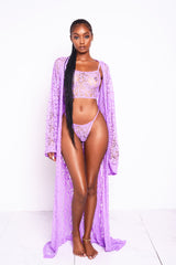 Lilac Lacey Kimono