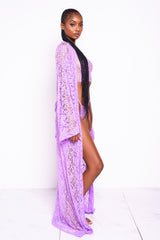 Lilac Lacey Kimono