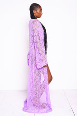 Lilac Lacey Kimono