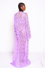 Lilac Lacey Kimono