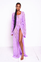 Lilac Lacey Kimono
